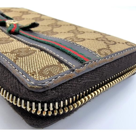 Auth Gucci Wallet Gg Canvas Beige Brown #78330G19B - Picture 14 of 15